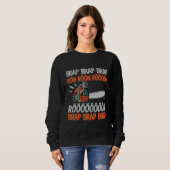 Brap Rön Chainzaazaag Laise Funny Lumberjack Chain Trui (Voorkant volledig)