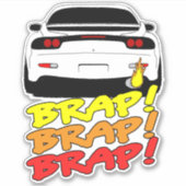 Brap rotary sticker (Voorkant)