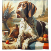Braque Français Schilderij Douchegordijn (Voorkant)