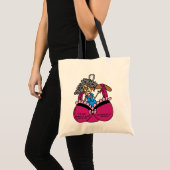 Bras en rimpels Humor Tote Bag (Voorkant (product))