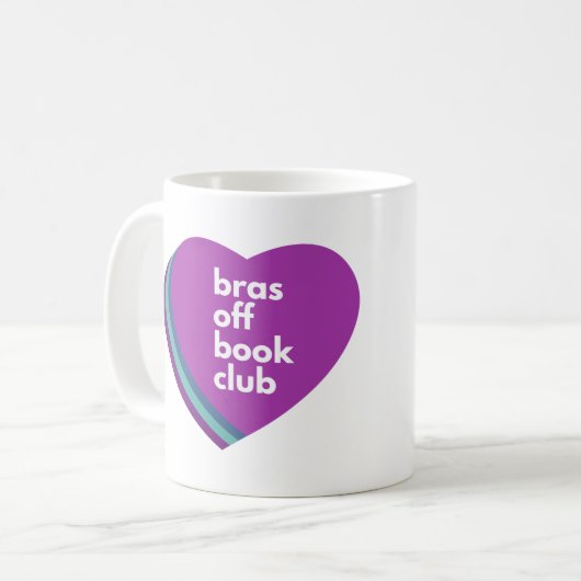 Bras Off Book Club Mok (Voorkant links)