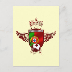 Brasão de Futebol Fás Portugueses Briefkaart