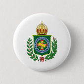 Brasão Império do Brasil Ronde Button 5,7 Cm (Voorkant)