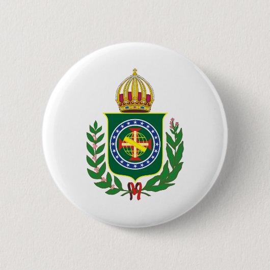 Brasão Império do Brasil Ronde Button 5,7 Cm (Voorkant)