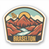 Braselton, Georgia Sticker (Voorkant)