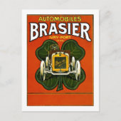 Brasier Automobiles Vintage French Advertisement Briefkaart (Voorkant)