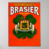 Brasier Motor Auto ~  Automobiel AD Poster (Voorkant)