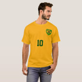 Brasil 10 t-shirt (Voorkant volledig)