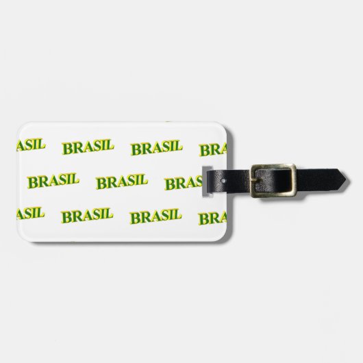Brasil 3D Bagagelabel (Voorkant horizontaal)