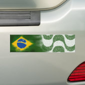 Brasil and the Copacabana sidewalk Bumpersticker (Op auto)