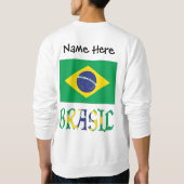Brasil Bandera Brasil gepersonaliseerd Trui (Achterkant)
