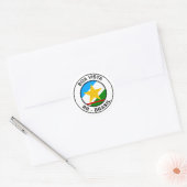 Brasil Boa Vista Roraima Bandeira Stamp Ronde Sticker (Envelop)