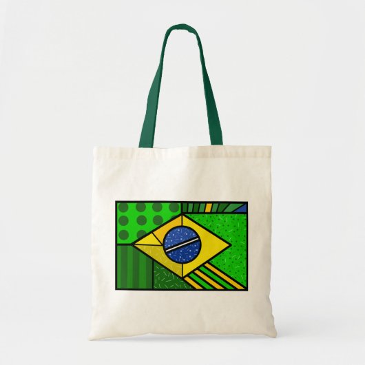Brasil Brazil brazilian flag Tote Bag (Voorkant)