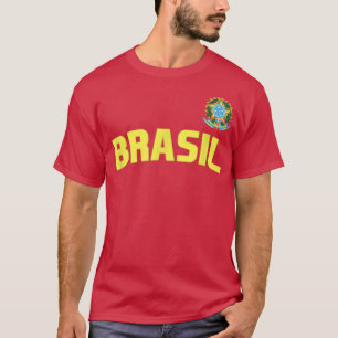 Brasil Braziliaanse Pride Braziliaanse vlag intern T-shirt