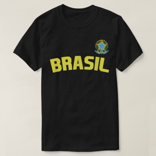 Brasil Braziliaanse Pride Braziliaanse vlag intern T-shirt (Design voorkant)