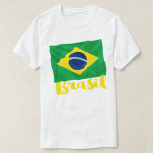 Brasil Braziliaanse vlag T-shirt