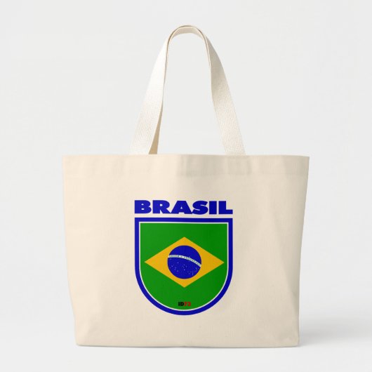Brasil (Brazilië) Grote Tote Bag (Voorkant)