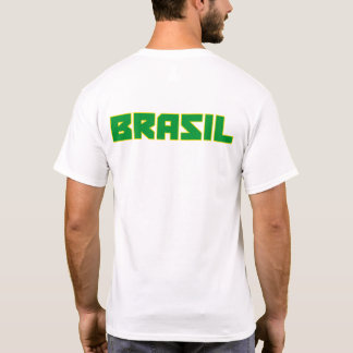 Brasil ( Brazilië ) vetgedrukte tekst en symbool v T-shirt