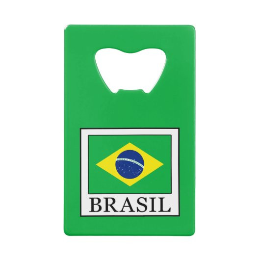 Brasil Creditkaart Flessenopener (Voorkant)
