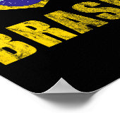 Brasil Design Brazilian Apparel Clothing Outfits F Poster (Hoek)