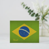 Brasil Flag Briefkaart (Staand voorkant)