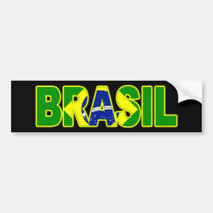 Brasil Flag Bumpersticker