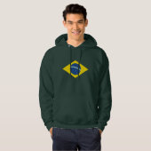 Brasil Flag Hoodie (Voorkant volledig)