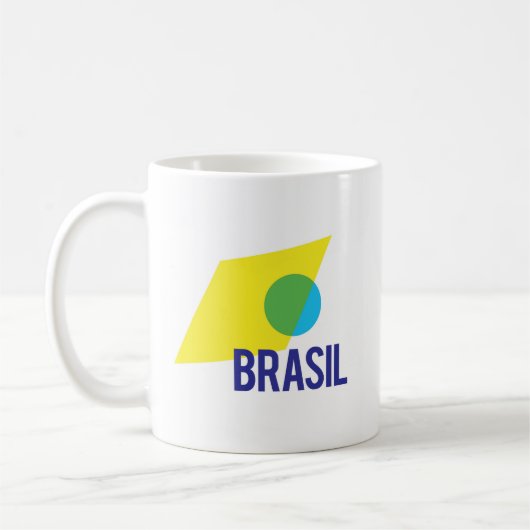 Brasil Flag Koffiemok (Links)