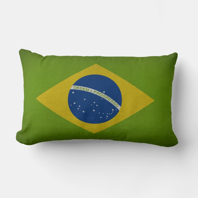 Brasil Flag Kussen (Voorkant)