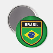 Brasil Flag Magneet (Voorkant / Achterkant)