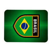 Brasil Flag Magneet (Horizontaal)