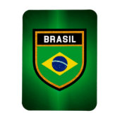 Brasil Flag Magneet (Verticaal)
