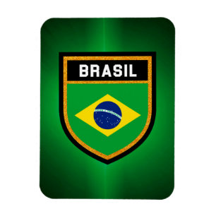 Brasil Flag Magneet