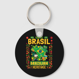 Brasil Flag Outfit Idee voor kinderen Brazilië &Ca Sleutelhanger