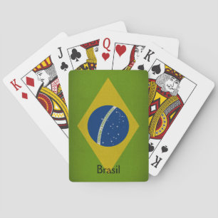 Brasil Flag Pokerkaarten