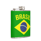 Brasil flag slogan hip flaser heupfles (Rechts)