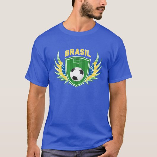 Brasil Football voetbalteam T-shirt (Voorkant)