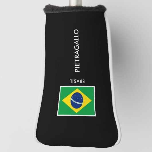Brasil Golf Putter Hoesje Golfheadcover (Draai 90)