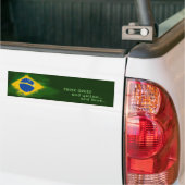 Brasil green and yellow bumpersticker (Op Truck)