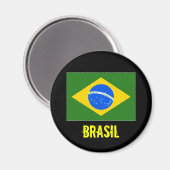 Brasil magneet (zwart) (Voorkant / Achterkant)