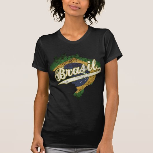 Brasil Map T-shirt (Voorkant)