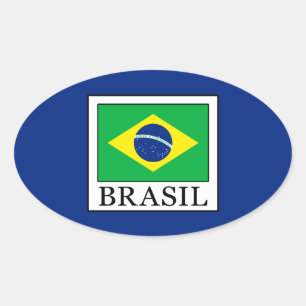 Brasil Ovale Sticker