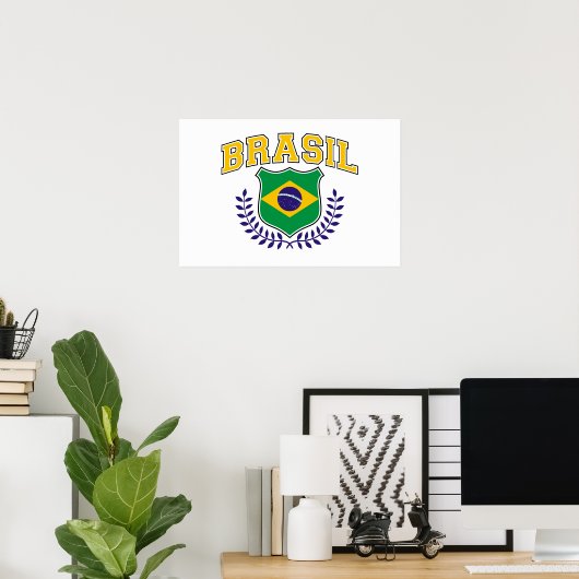 Brasil Poster (Thuiskantoor)