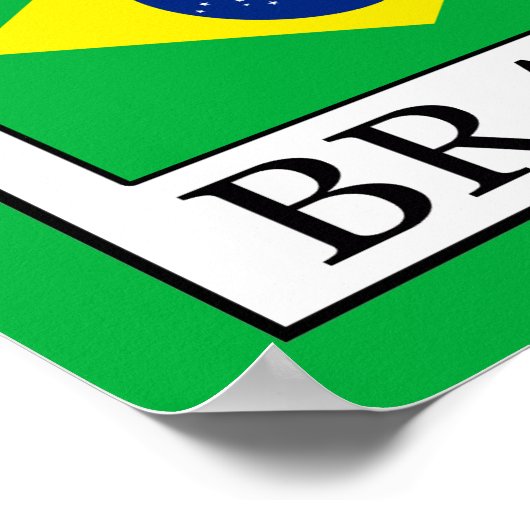 Brasil Poster (Hoek)