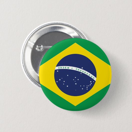 Brasil Ronde Button 5,7 Cm (Voorkant /achterkant)