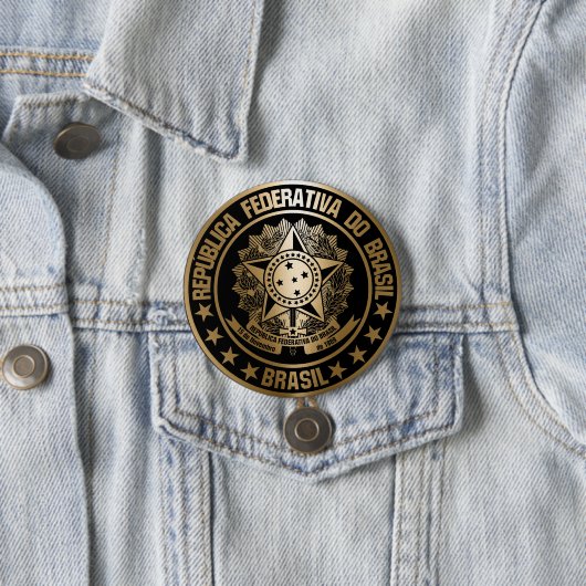 Brasil Ronde Button 7,6 Cm (In situ)