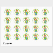 Brasil Ronde Sticker (Vel)