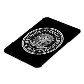 Brasil Round Emblem Magneet (Linkerzijde)