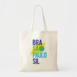Brasil São Paulo Flag Tote Bag