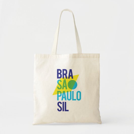 Brasil São Paulo Flag Tote Bag (Voorkant)